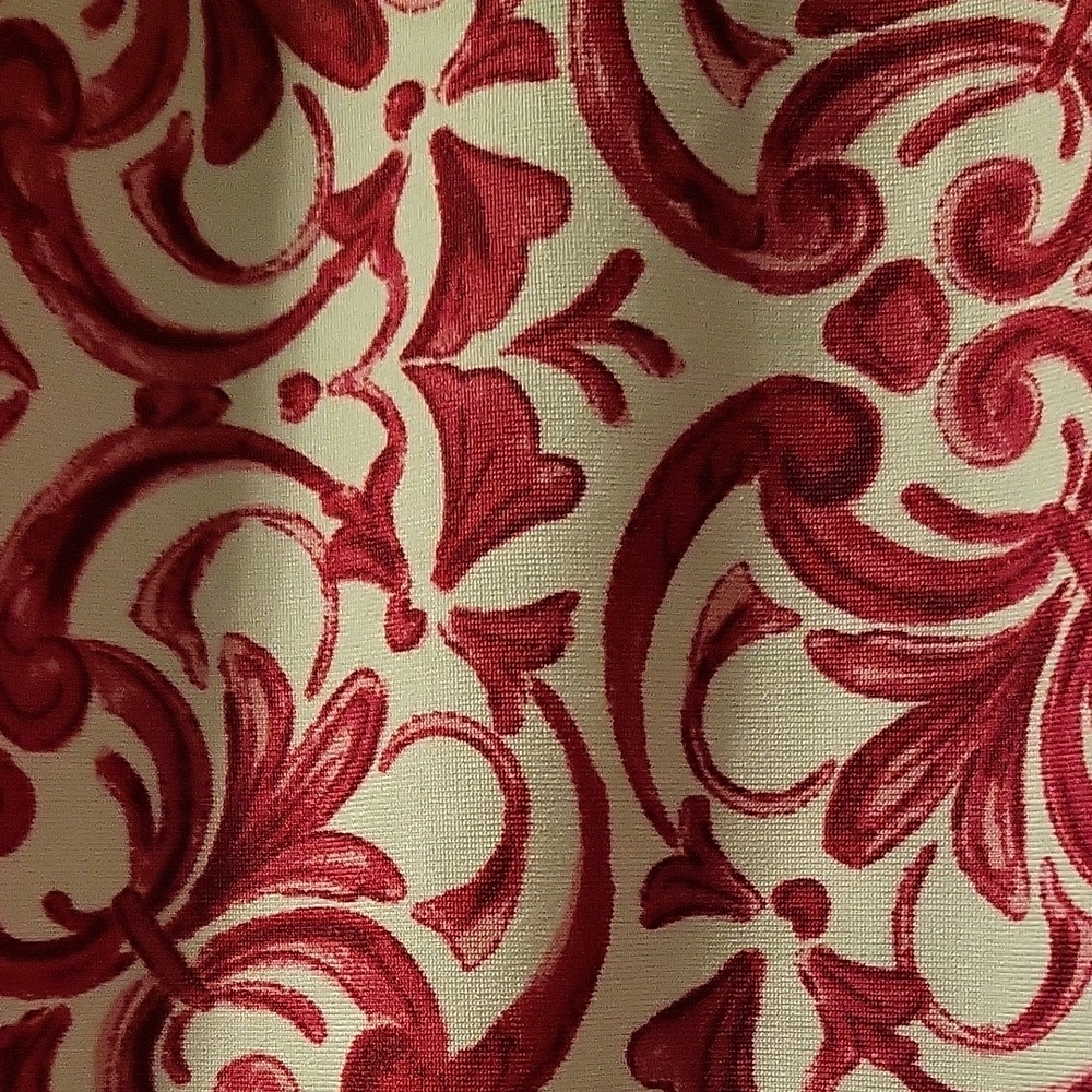 Women's Red Patterned Top - Picture 2 of 6